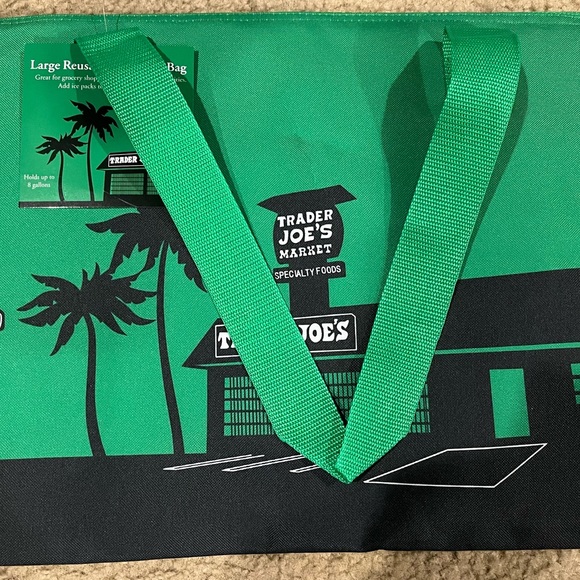 COPY - Trader Joe’s Green Insulated Cooler Bag - Picture 1 of 1